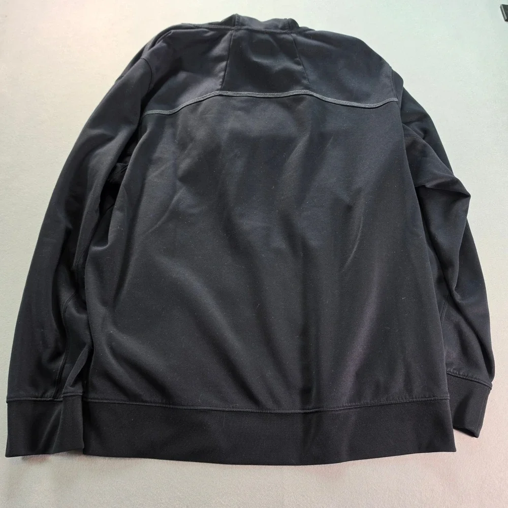 The North Face Mountain Athletics Mens Black Fleece Pullover Hoodie Training L